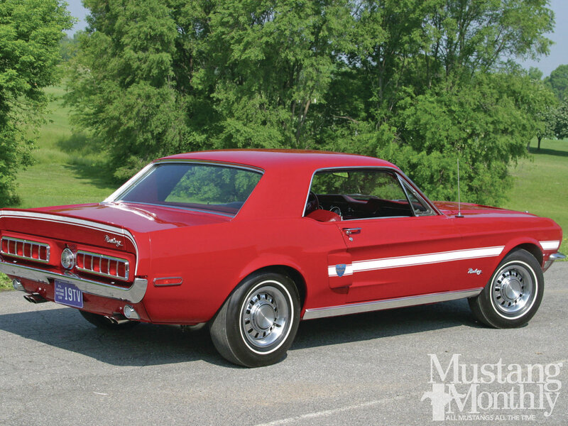 Red Classic Mustang — Serene, Summer