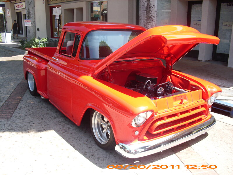 Red Classic Pickup Truck — Bright