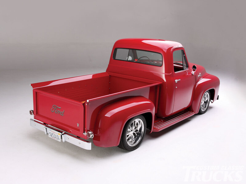 Red Classic Pickup Truck — Clean, Polished