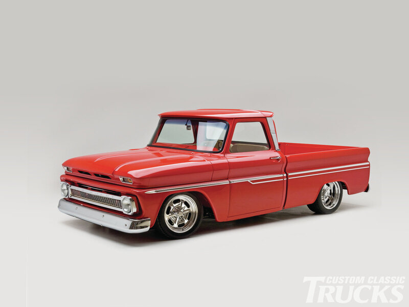 Red Classic Pickup Truck — Neutral