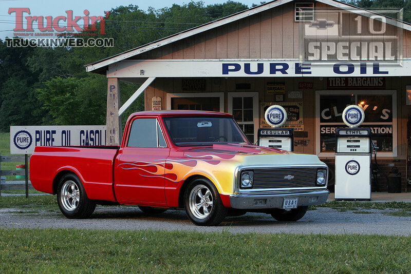 Red Classic Pickup Truck — Nostalgic