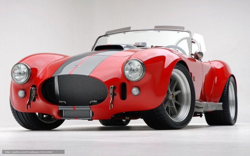Red classic sports car