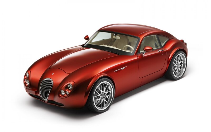 Red classic sports car