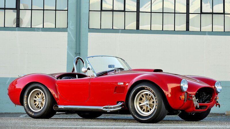 Red classic sports car