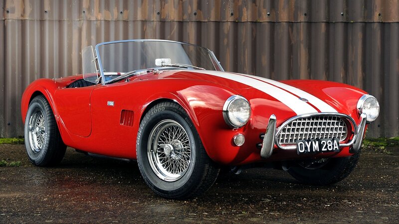 Red classic sports car