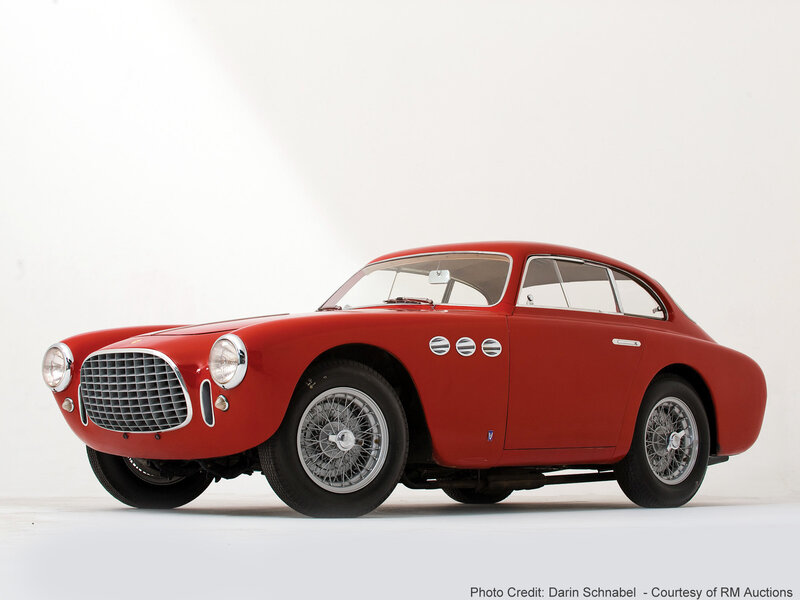Red classic sports car