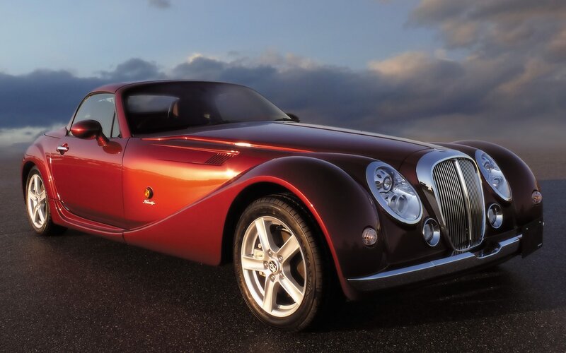 Red classic sports car