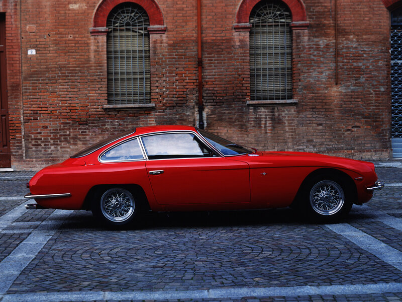 Red classic sports car