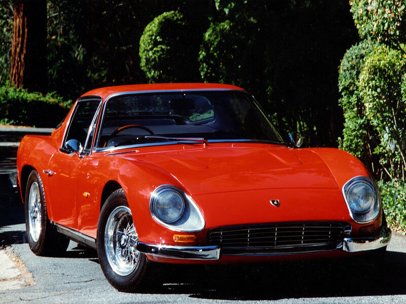 Red classic sports car