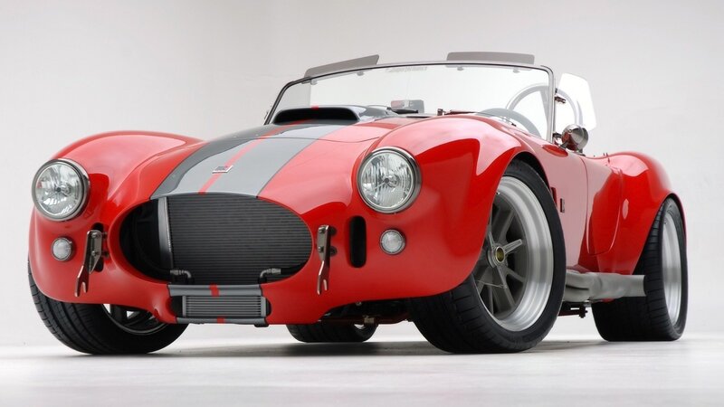 Red classic sports car