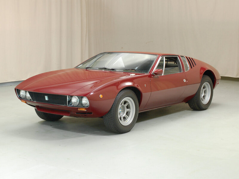 Red classic sports car