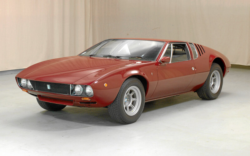 Red classic sports car