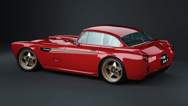 red classic sports car