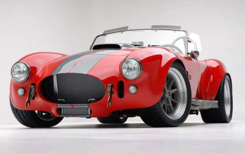 Red classic sports car