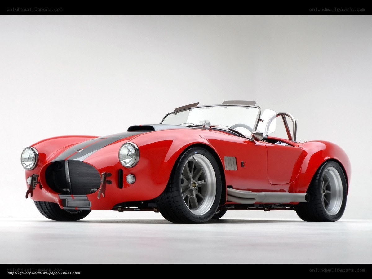 Red classic sports car