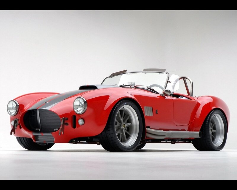 Red classic sports car