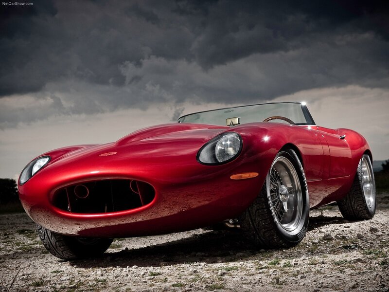 Red classic sports car