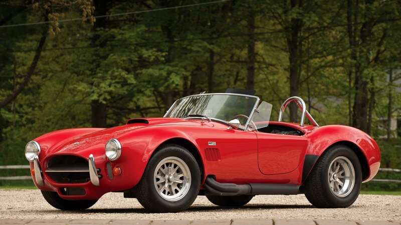 Red classic sports car