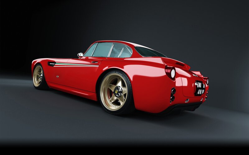 Red classic sports car