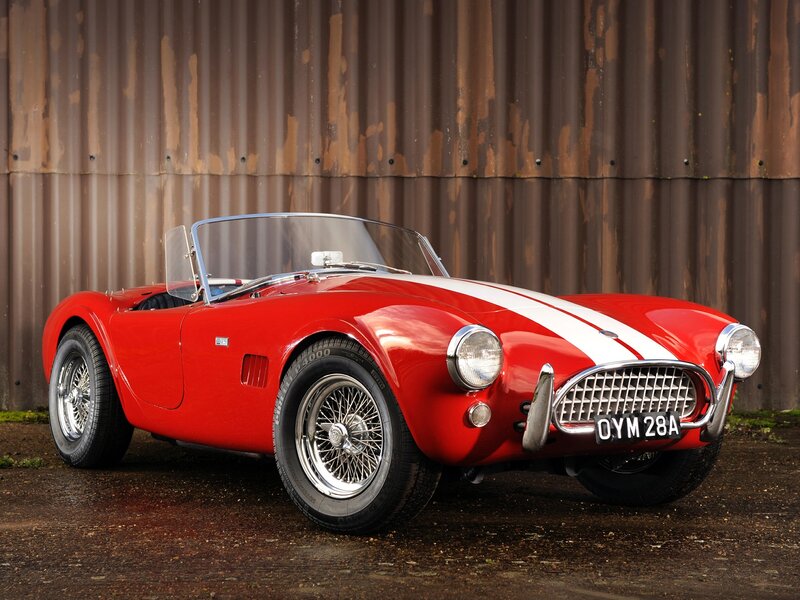Red classic sports car