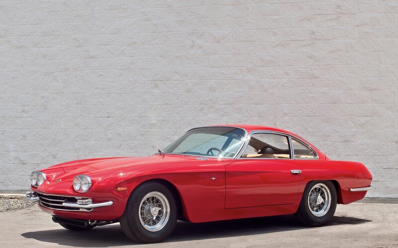 Red classic sports car
