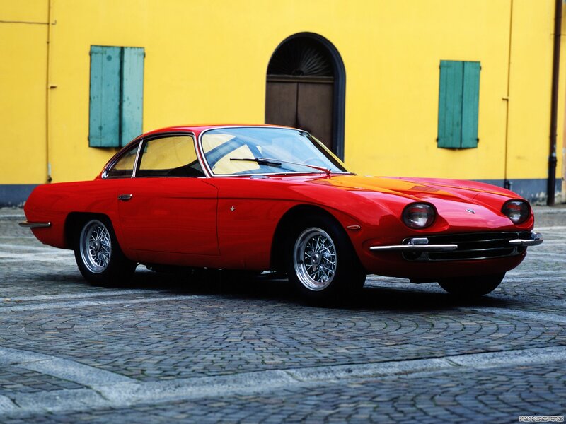 Red classic sports car