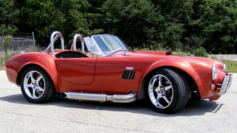 Red classic sports car