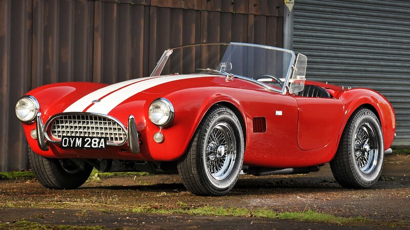 Red classic sports car
