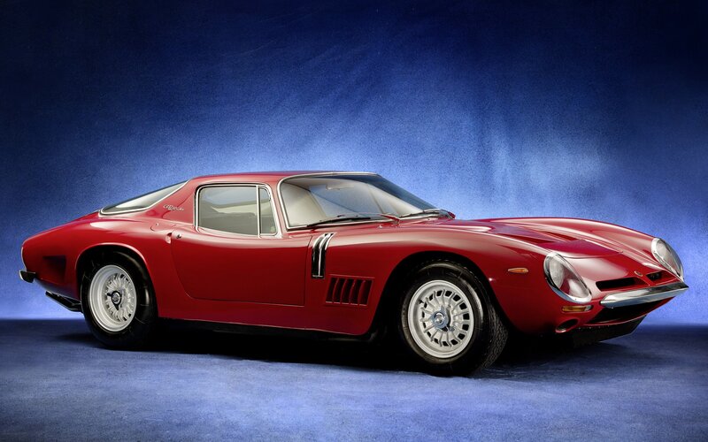 Red classic sports car