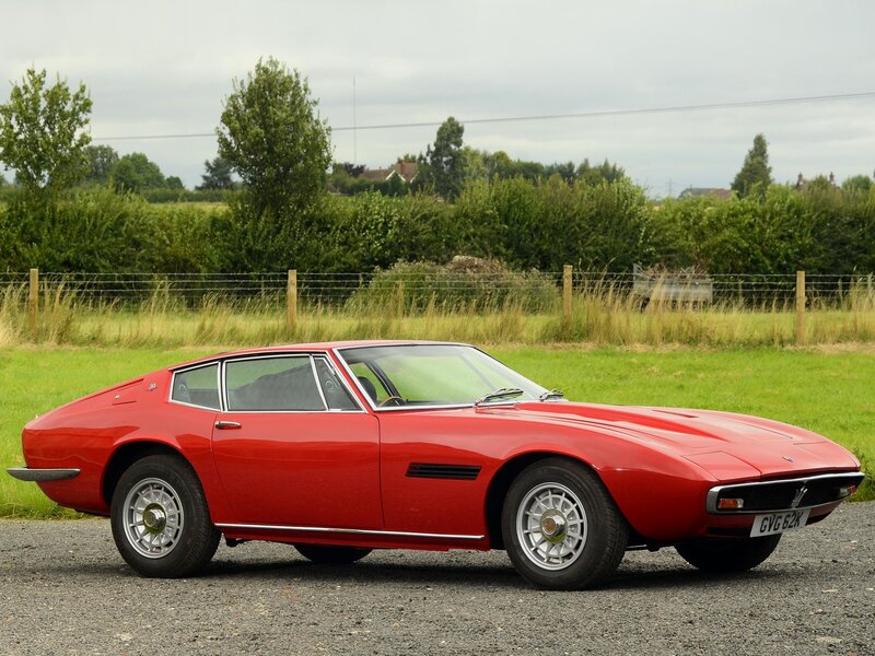 Red classic sports car