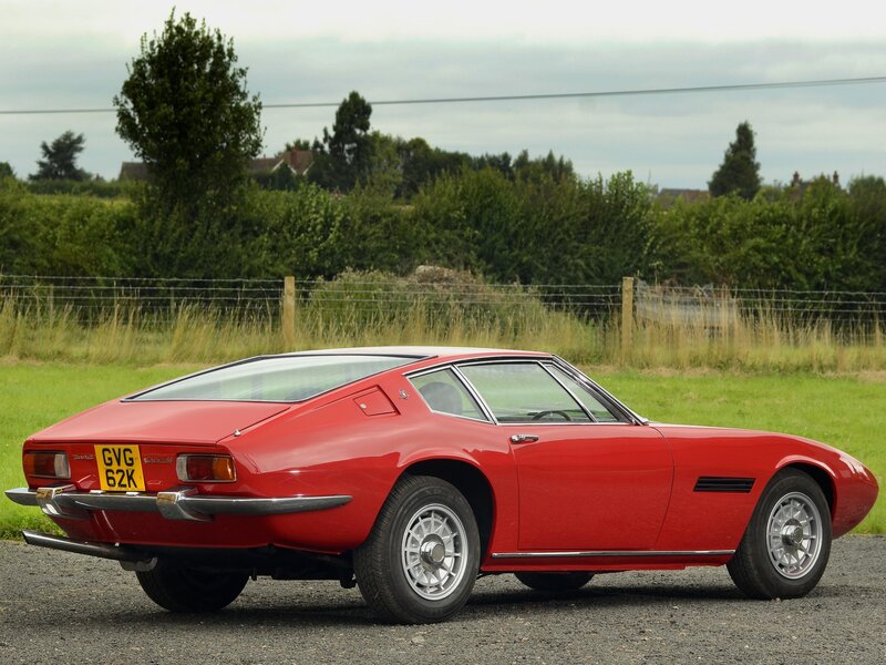 Red classic sports car