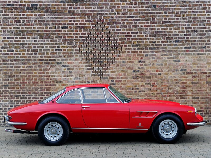 Red classic sports car
