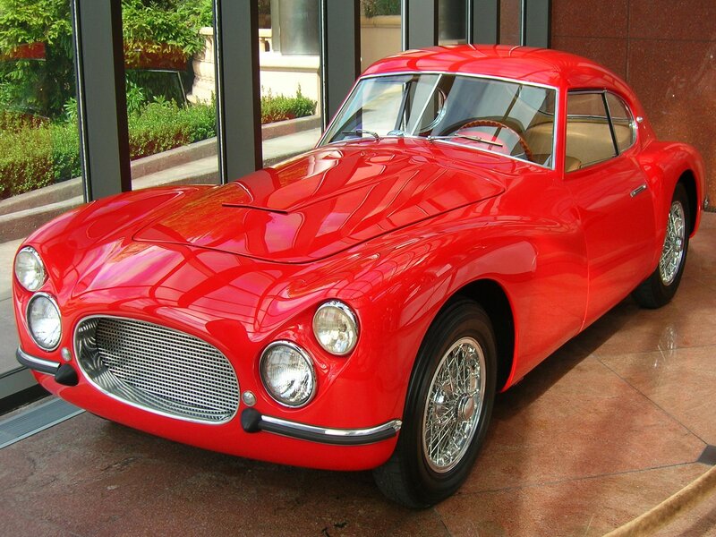 Red classic sports car