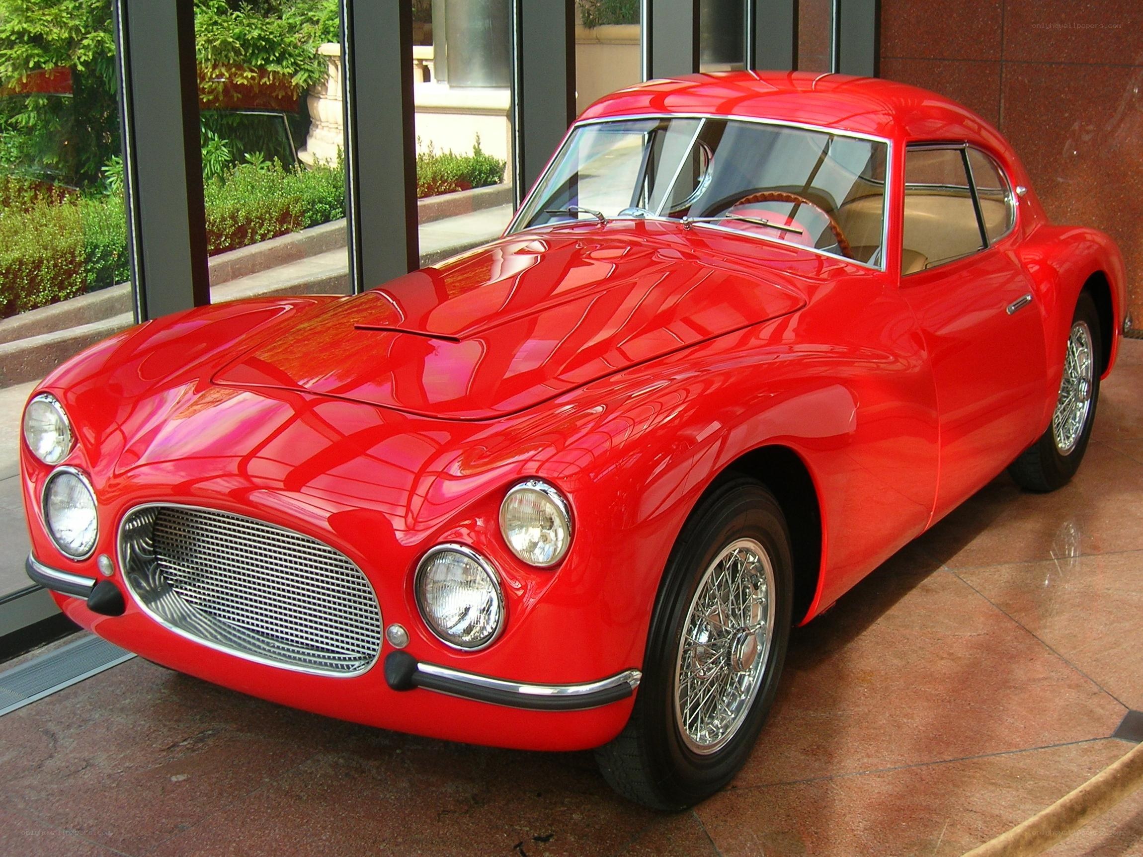 Red classic sports car