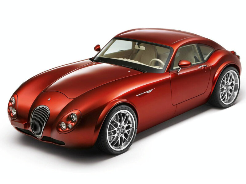 Red classic sports car