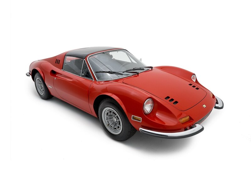Red classic sports car