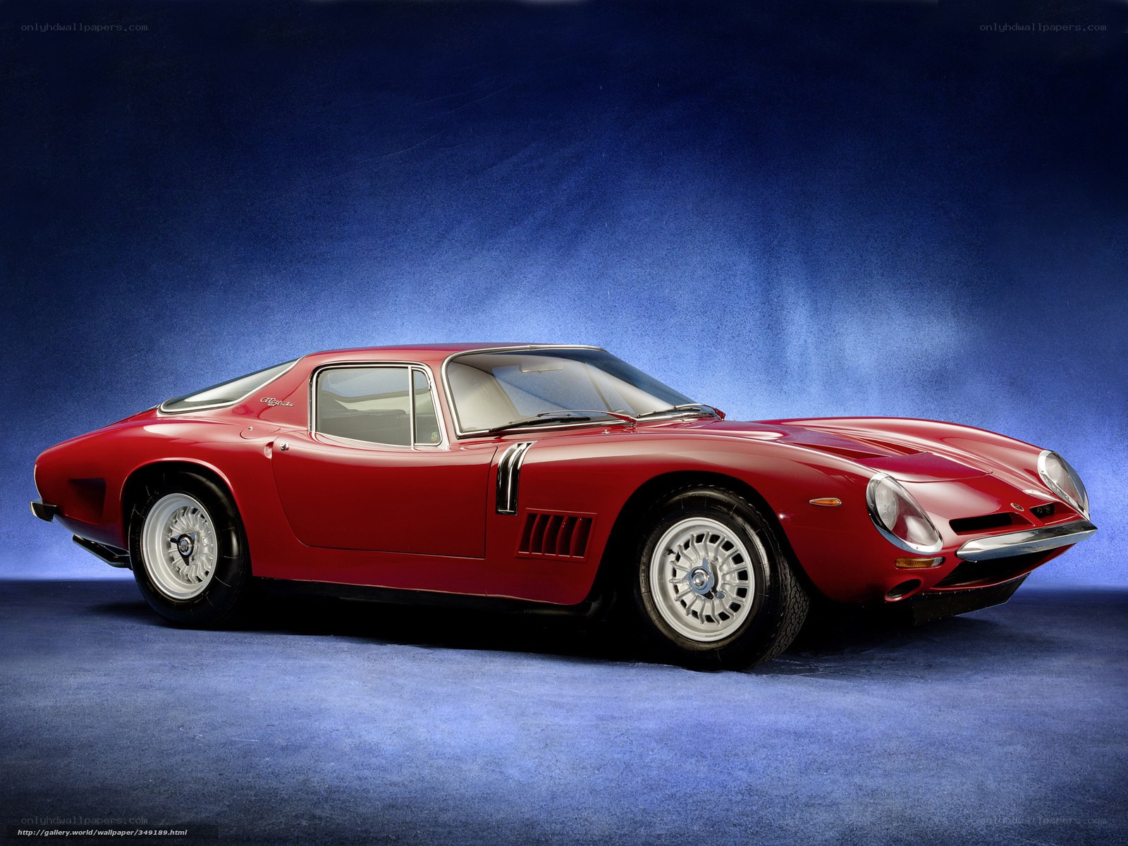 Red classic sports car