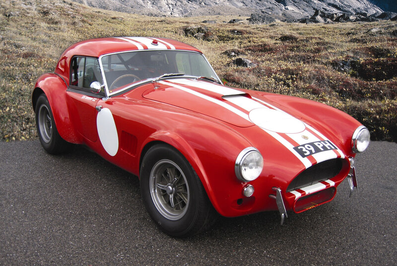 Red Classic Sports Car — Dramatic, Photograph, Road