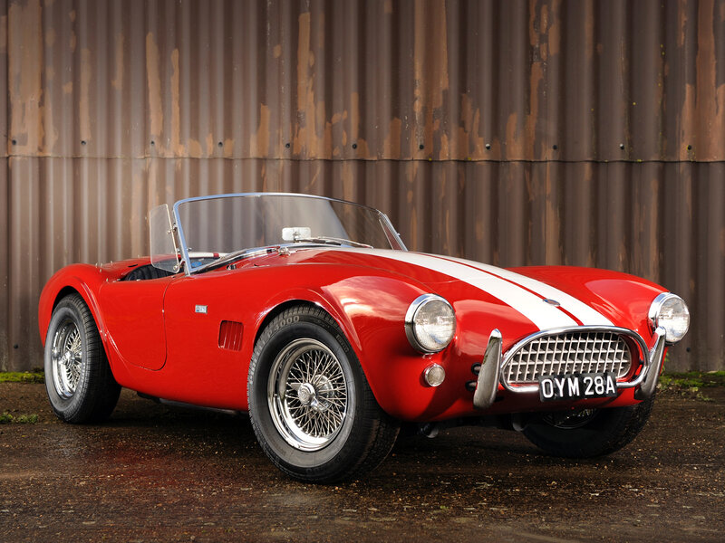 Red Classic Sports Car — Dramatic