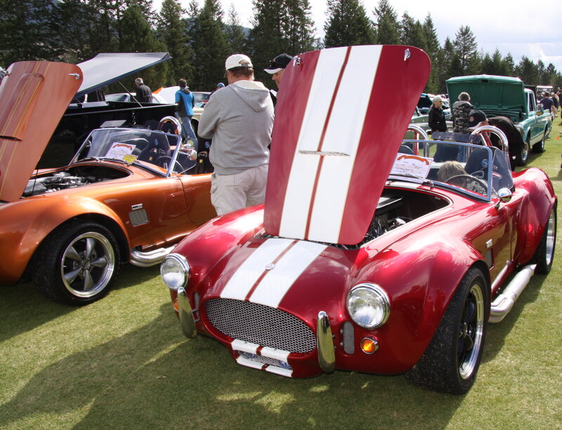 Red Classic Sports Car — Outdoor