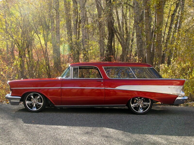 Red Classic Station Wagon — Serene