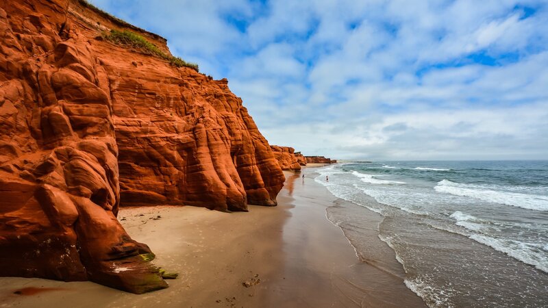 Red Cliffs at Beach
