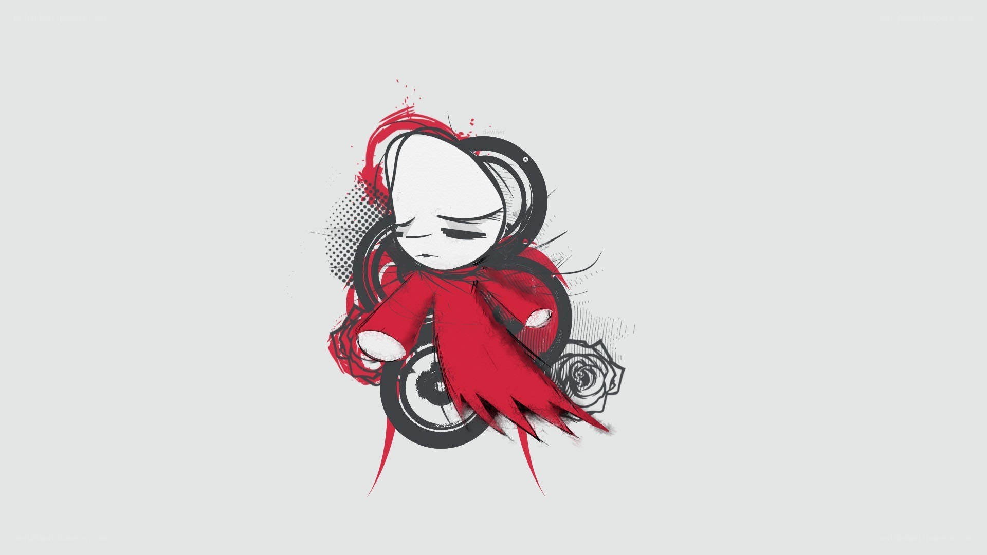 red-cloaked character illustration