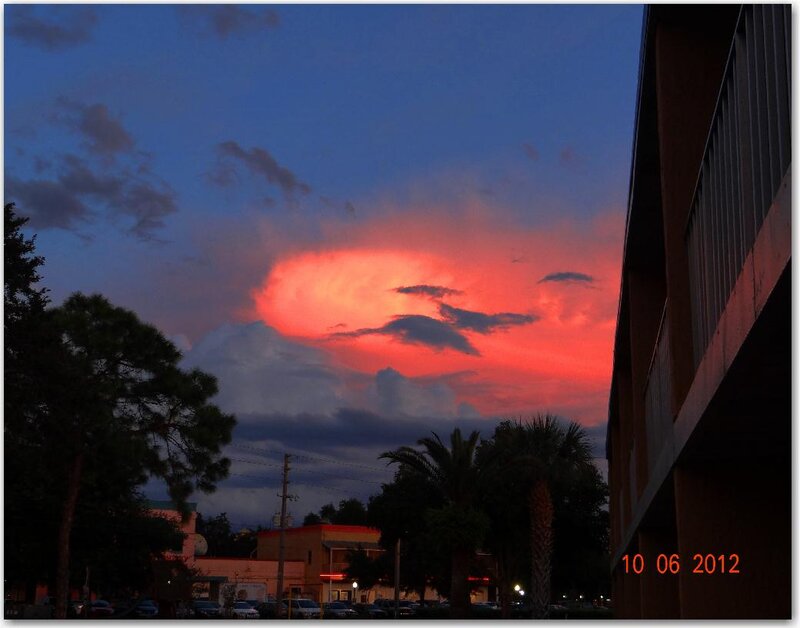 Red Cloud at Dusk
