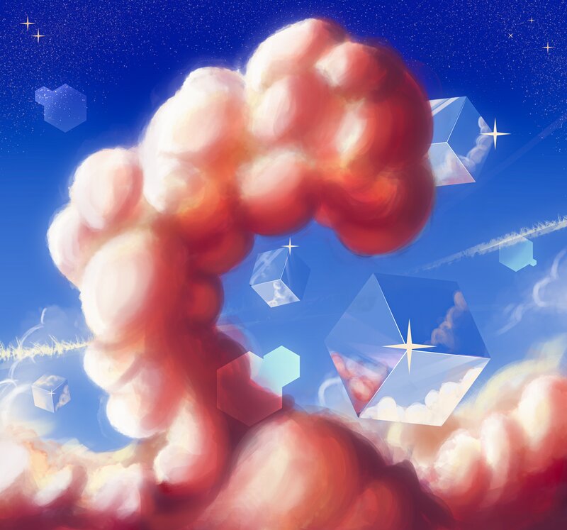 Red Cloud in Sky