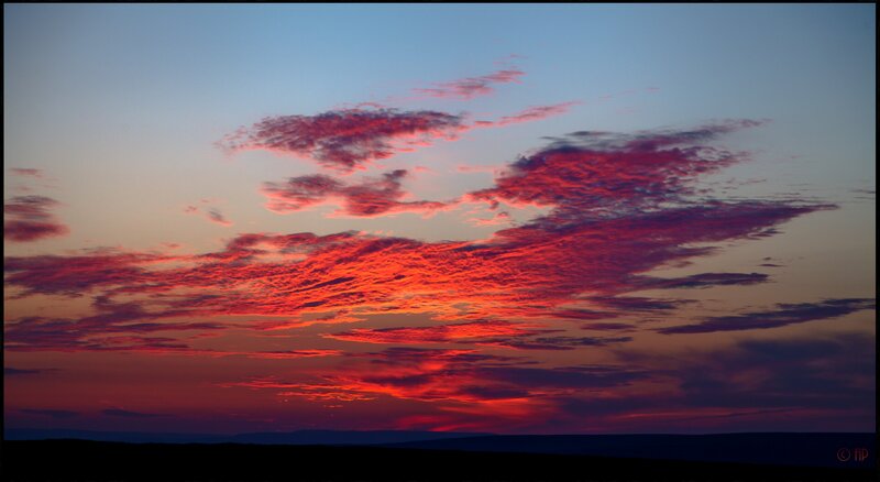 Red Clouds at Dusk