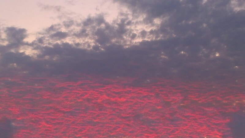 Red Clouds at Sunset