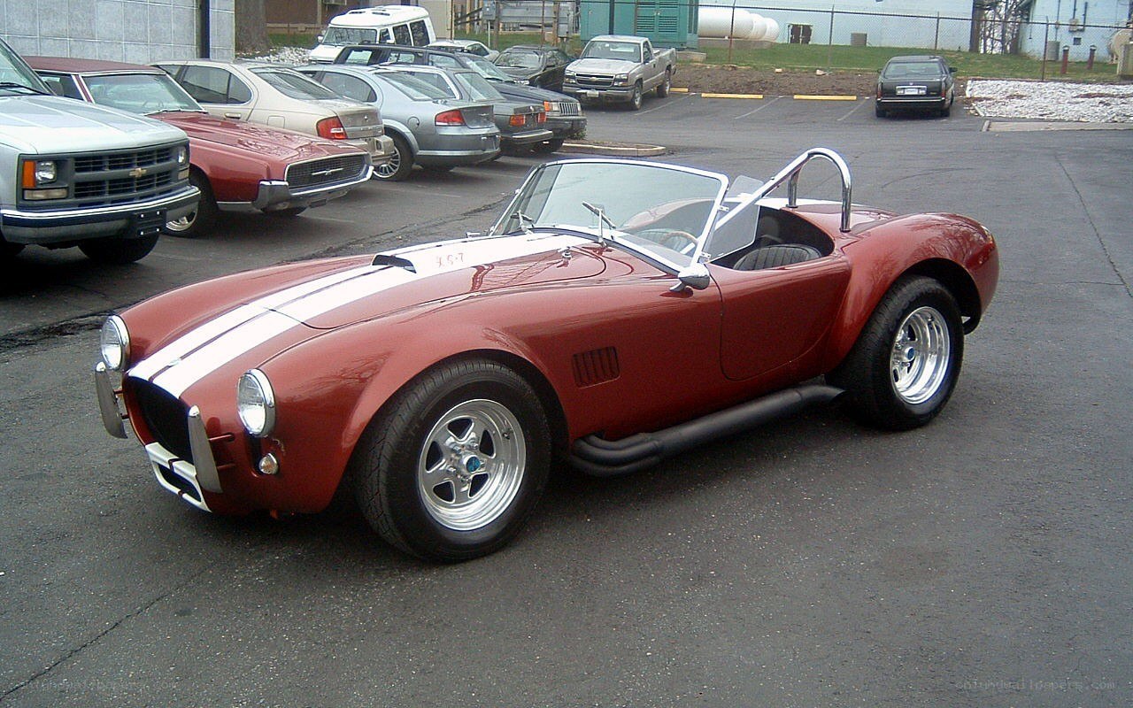 Red Cobra sports car