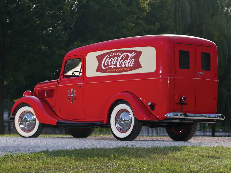 Red Coca-cola Delivery Truck