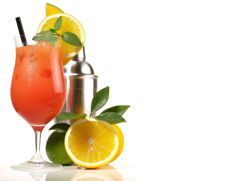 Red Cocktail Drink — Refreshing